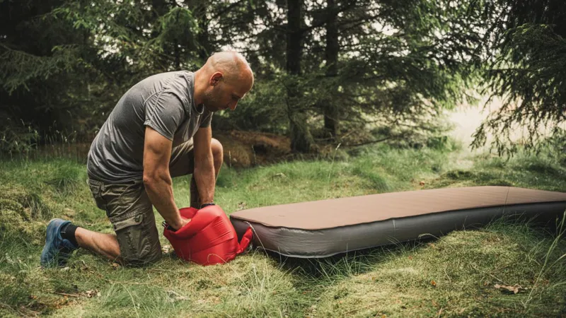 Robens Pump Sack 25L in Red-4